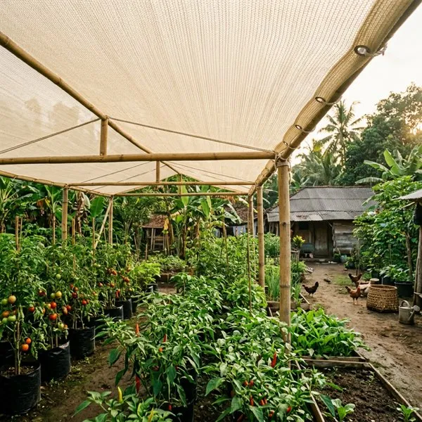 Paranet Cream Greenhouse